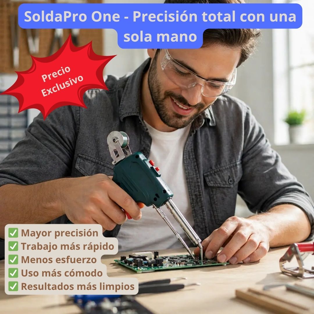 SoldaPro One - Precisión total con una sola mano
