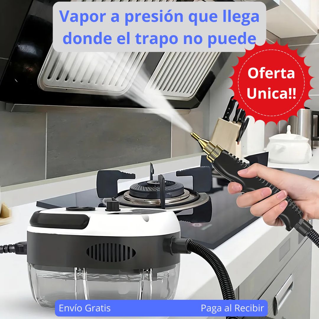 SteamPro - Limpia en profundidad sin químicos ni esfuerzo