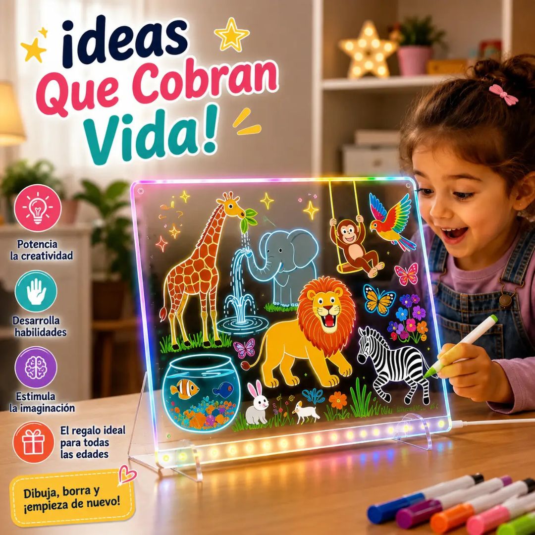 MagicGlow – Cada Dibujo Cobra Vida con Luz