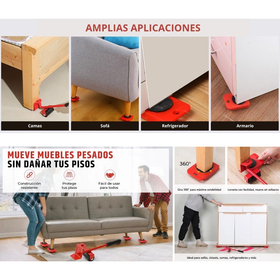LiftPro – Mueve muebles pesados sin esfuerzo