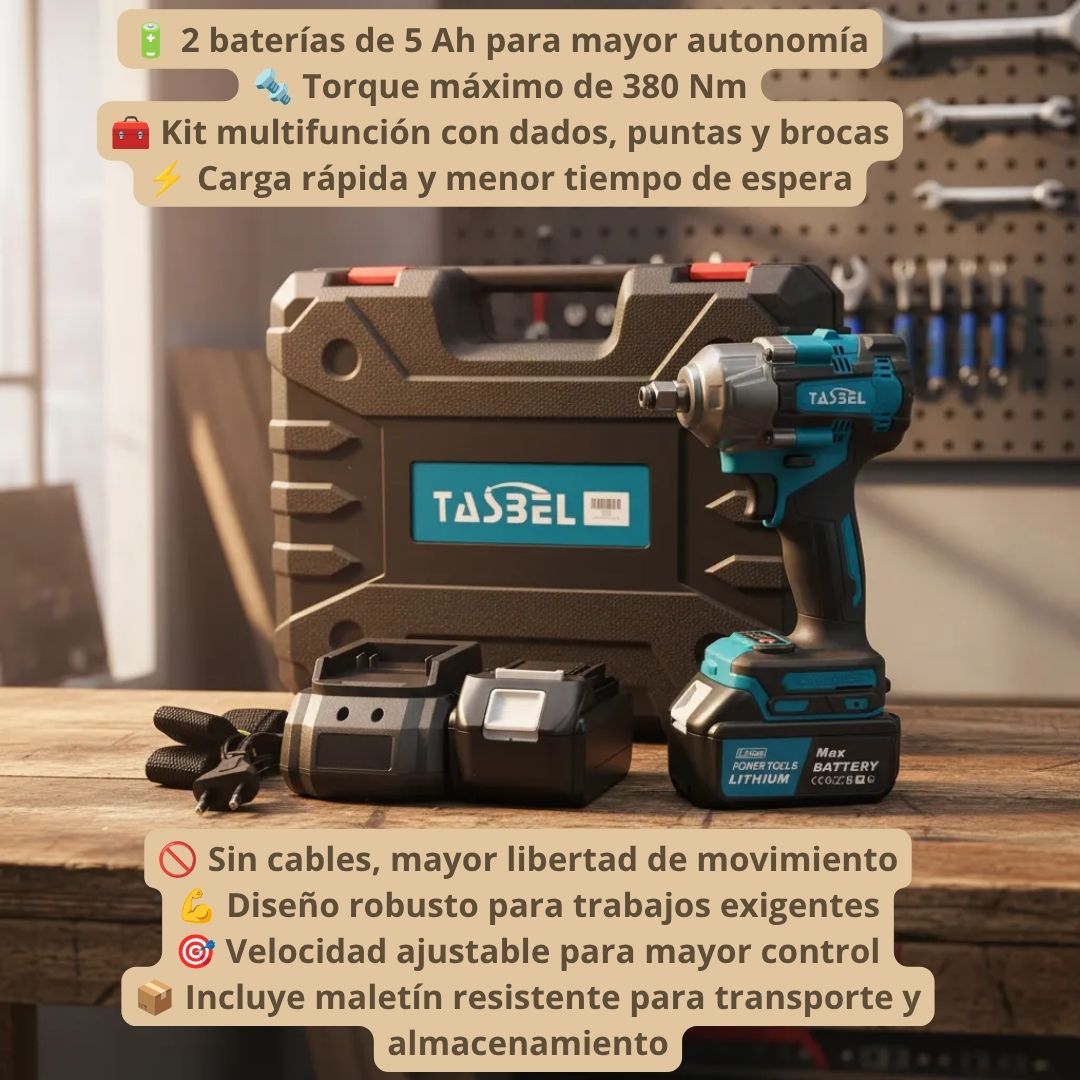 ImpactPro X5 - Kit Profesional Completo de Impacto Inalámbrico En el mes de Papá, adelántate y dale el mejor regalo🎁🎁