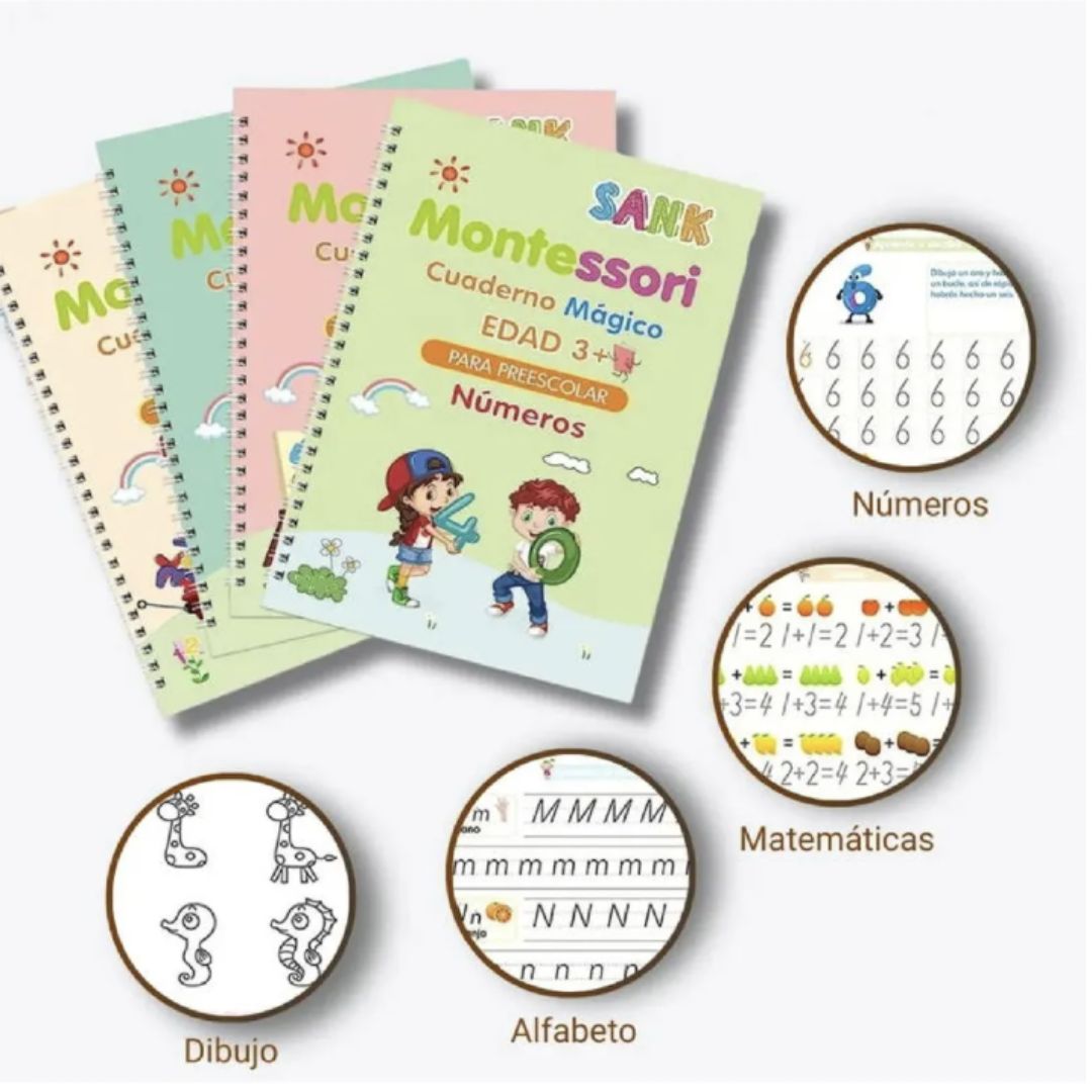 MagiTrace Montessori - Practica, borra y vuelve a empezar