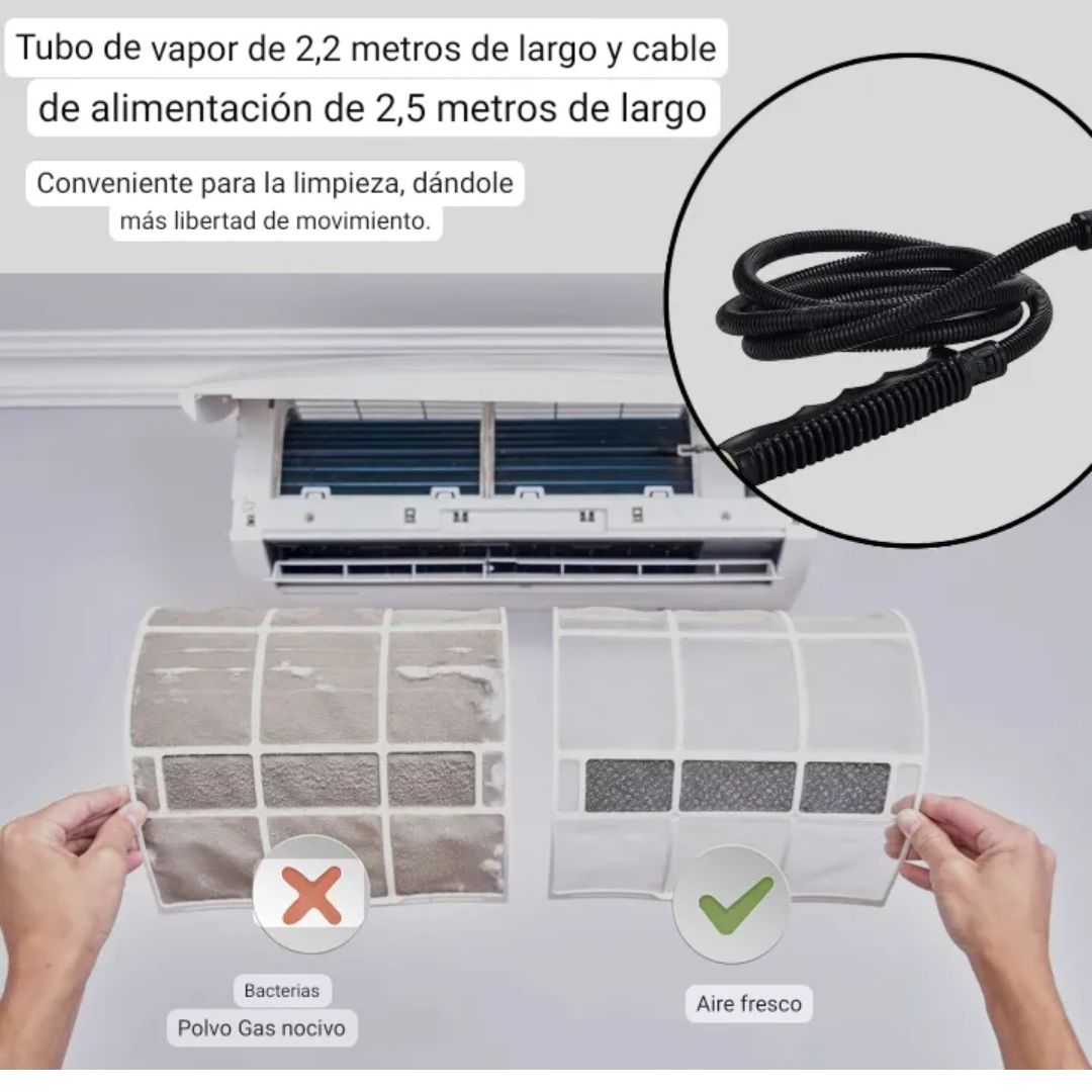 SteamPro - Limpia en profundidad sin químicos ni esfuerzo