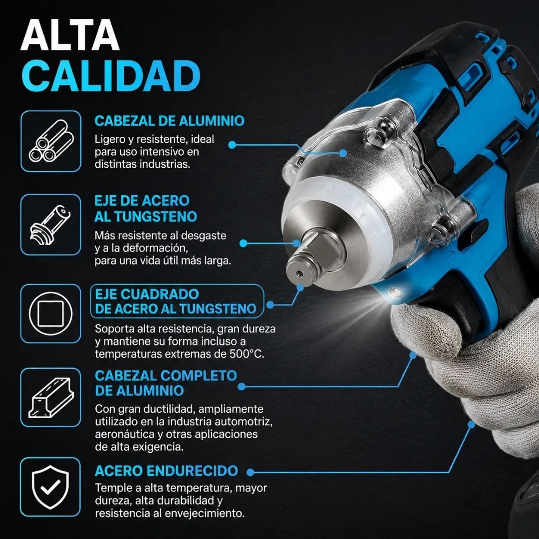 ImpactPro X5 - Kit Profesional Completo de Impacto Inalámbrico En el mes de Papá, adelántate y dale el mejor regalo🎁🎁
