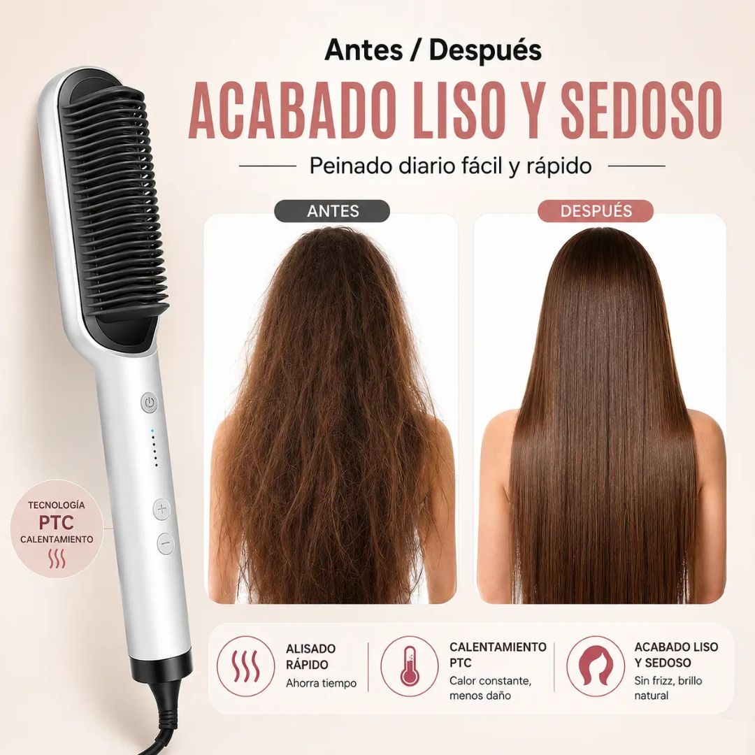 LisoPerfecto - Liso en segundos, sin daño (color aleatorio)