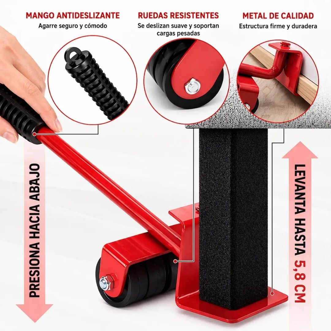 LiftPro – Mueve muebles pesados sin esfuerzo