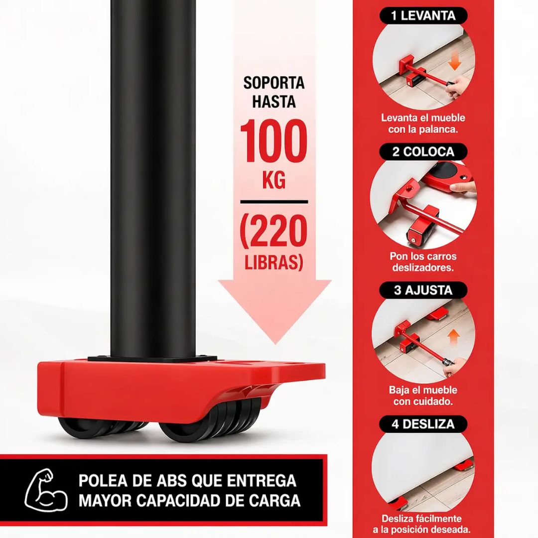 LiftPro – Mueve muebles pesados sin esfuerzo