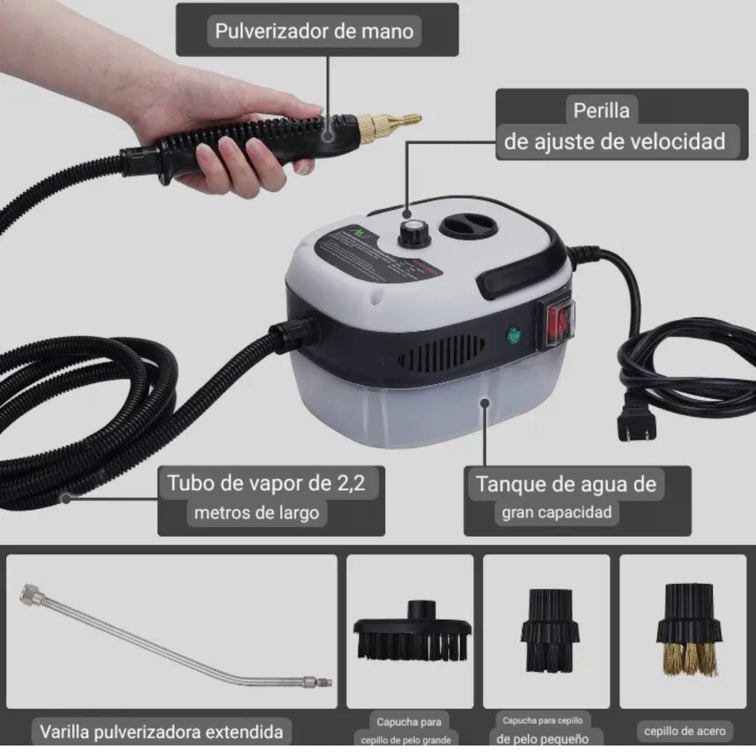 SteamPro - Limpia en profundidad sin químicos ni esfuerzo