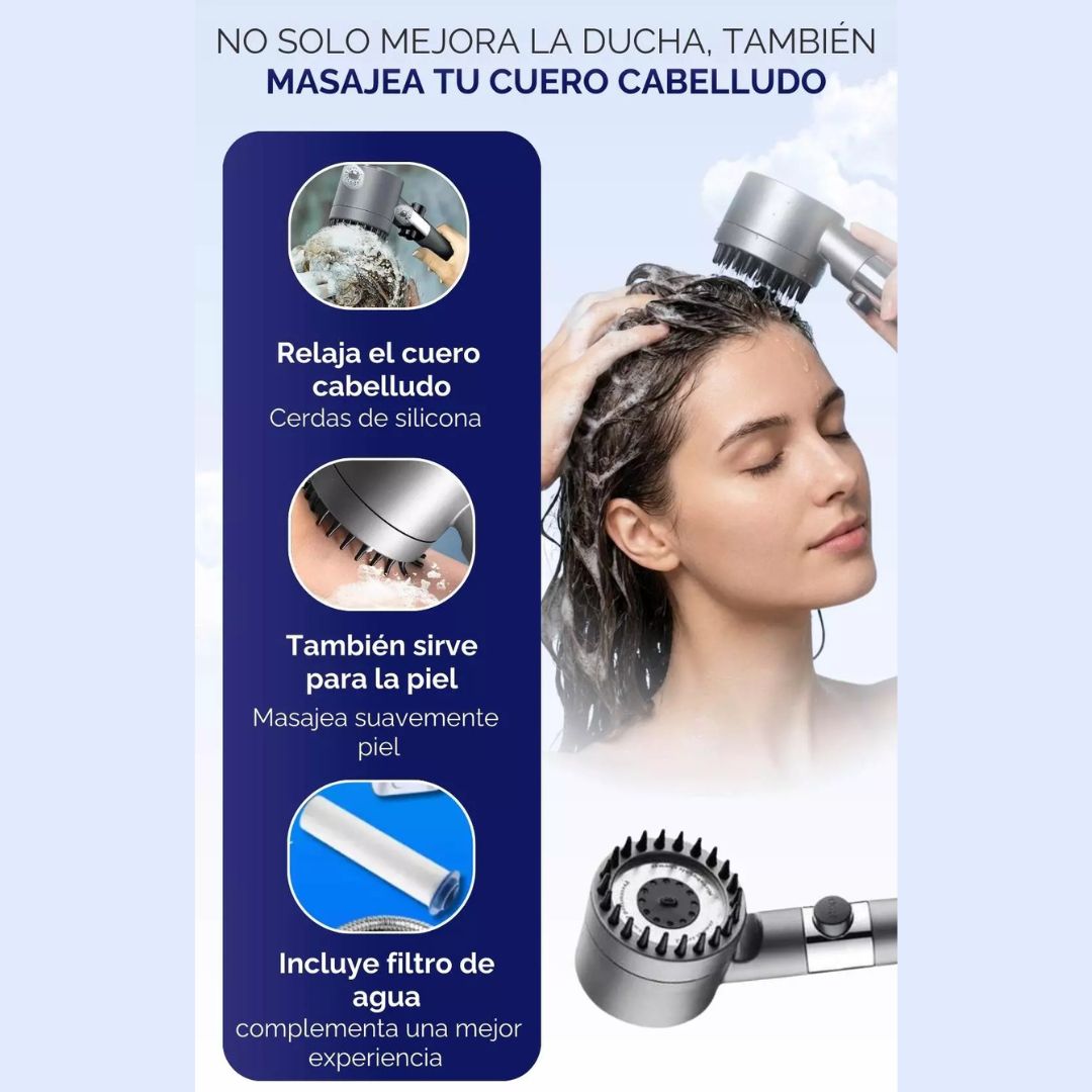 HydroSpa Pro - Ducha con más presión, ahorro en agua🧖‍♀️
