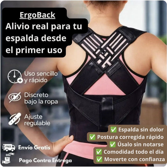 ErgoBack - Alivio real para tu espalda desde el primer uso
