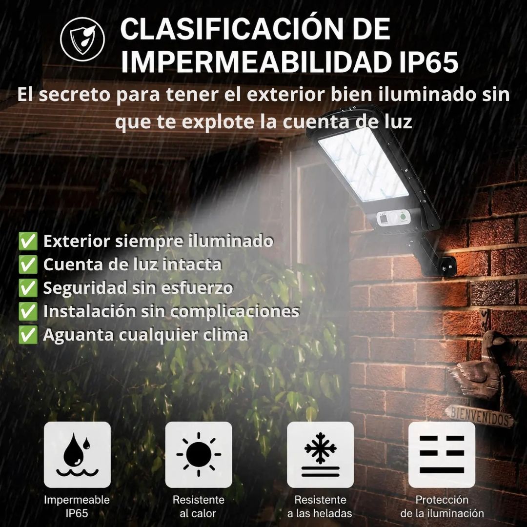 LumiGuard Pro — Seguridad y luz gratis cada noche, cortesía del sol