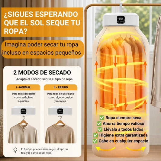 ClipDry — Ropa seca donde estés, sin instalar nada