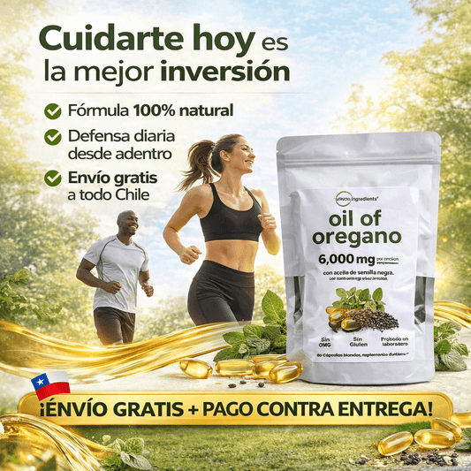 Aceite De Orégano 6000 Mg 60 capsulas